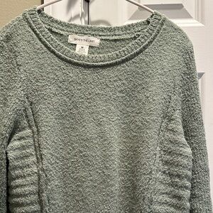 Skye's the Limit “ Boutique” Textured Mint/ Sage Green Sweater